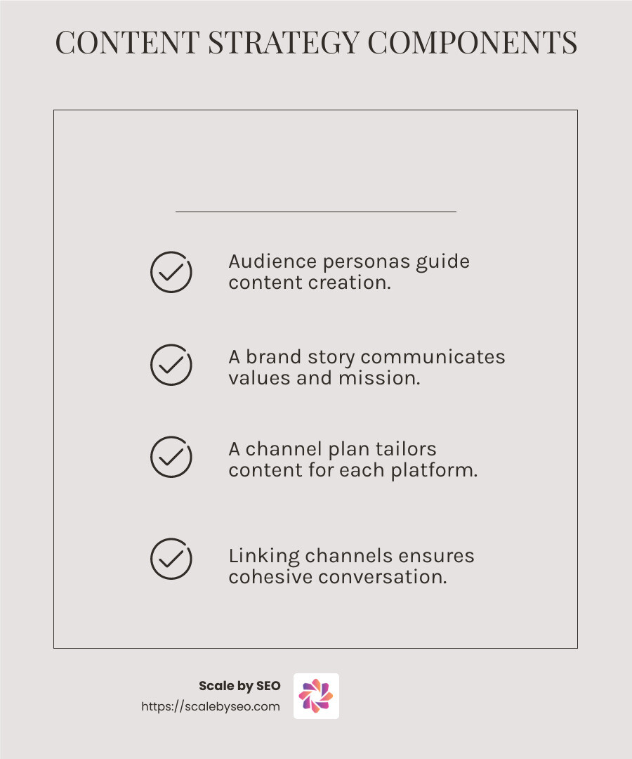 Content Marketing Strategy Infographic - content marketing strategy infographic checklist-light-beige