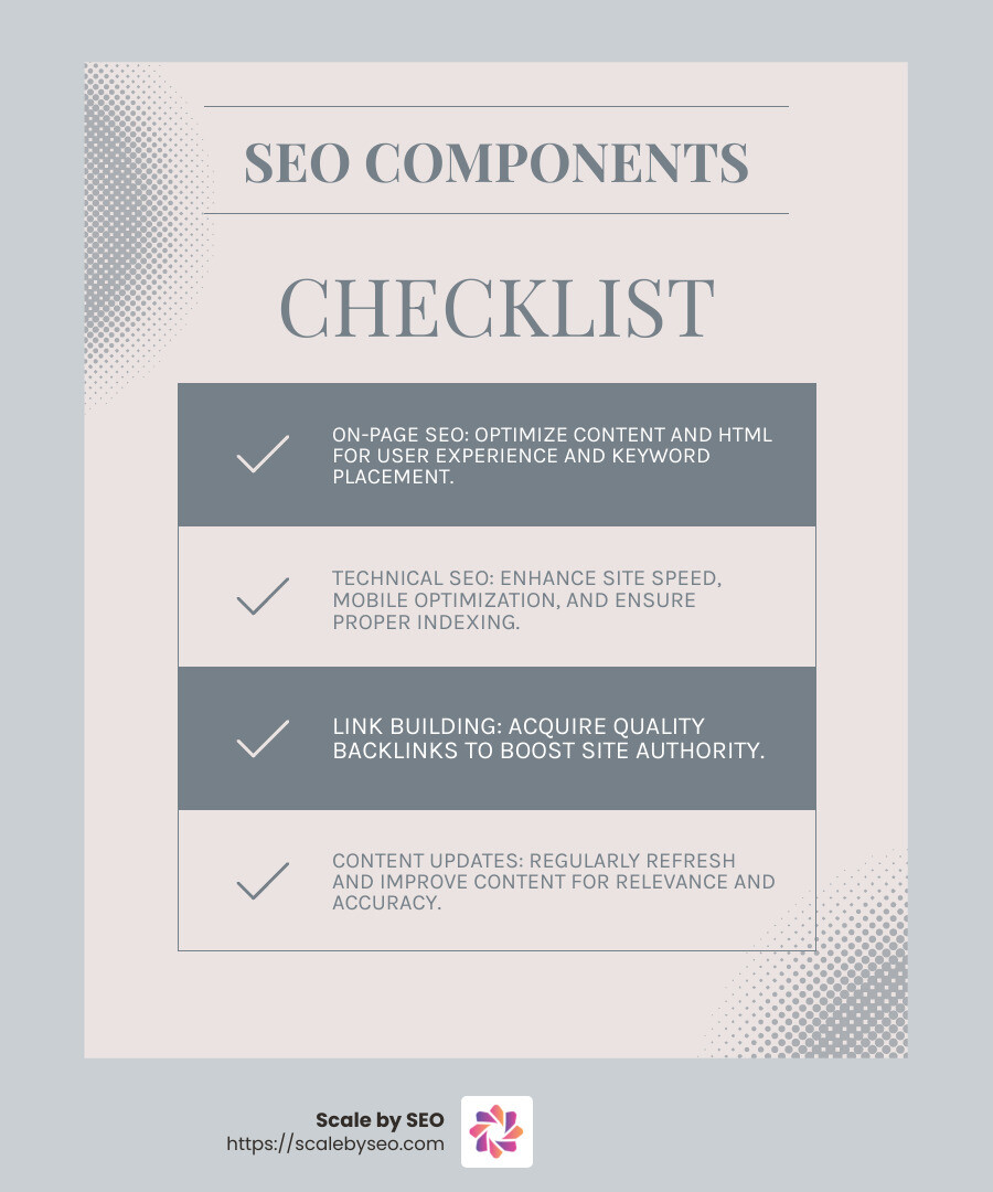 SEO components infographic - seo strategy infographic checklist-light-blue-grey SEO components infographic - seo strategy infographic checklist-light-blue-grey