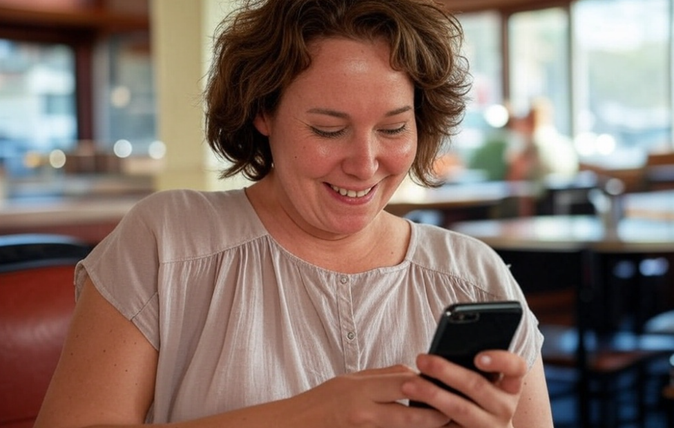 person looking at smartphone - google on laptop - why is my small business not ranking