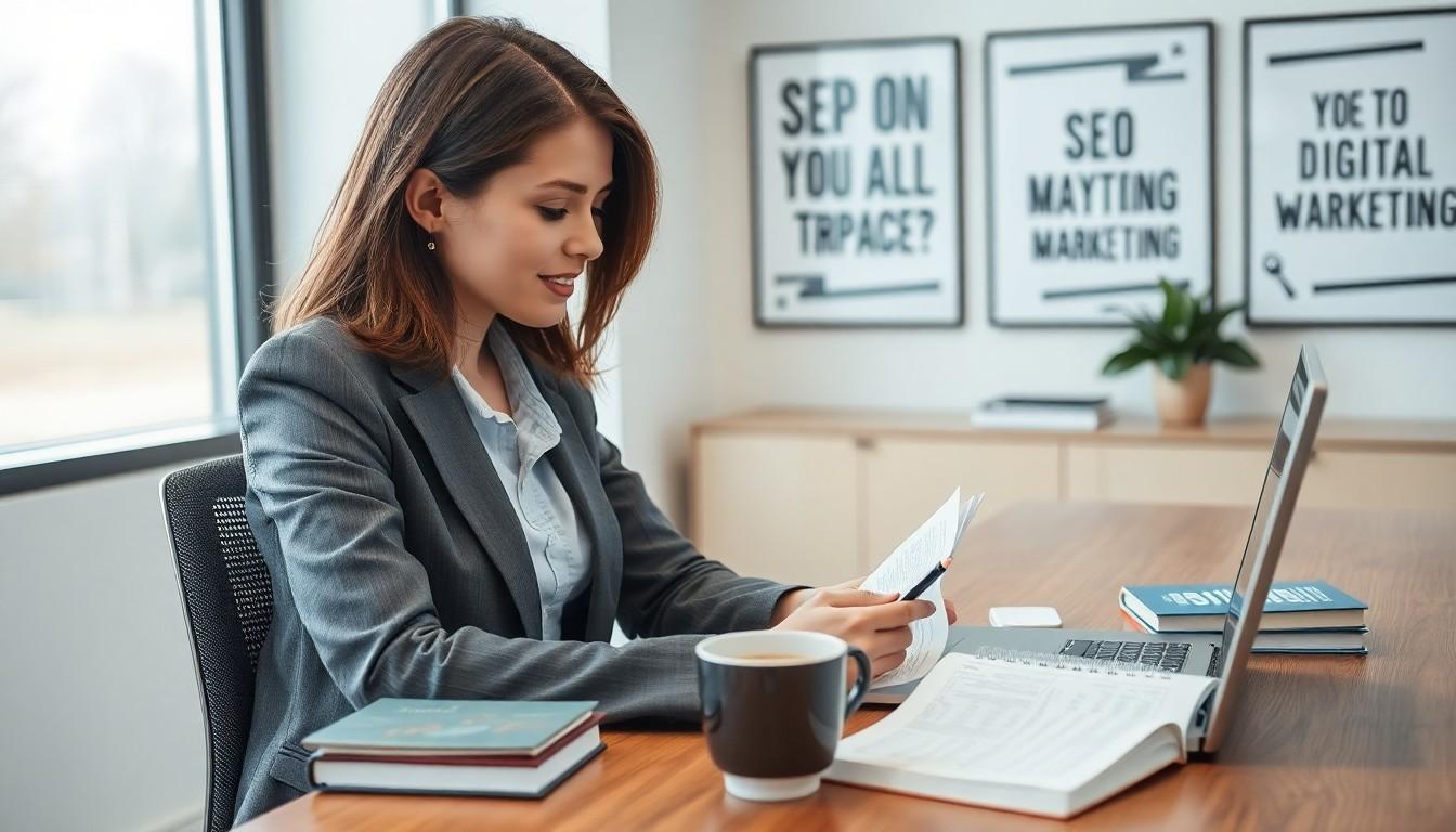 person working on laptop - how to improve seo with algorithm knowledge