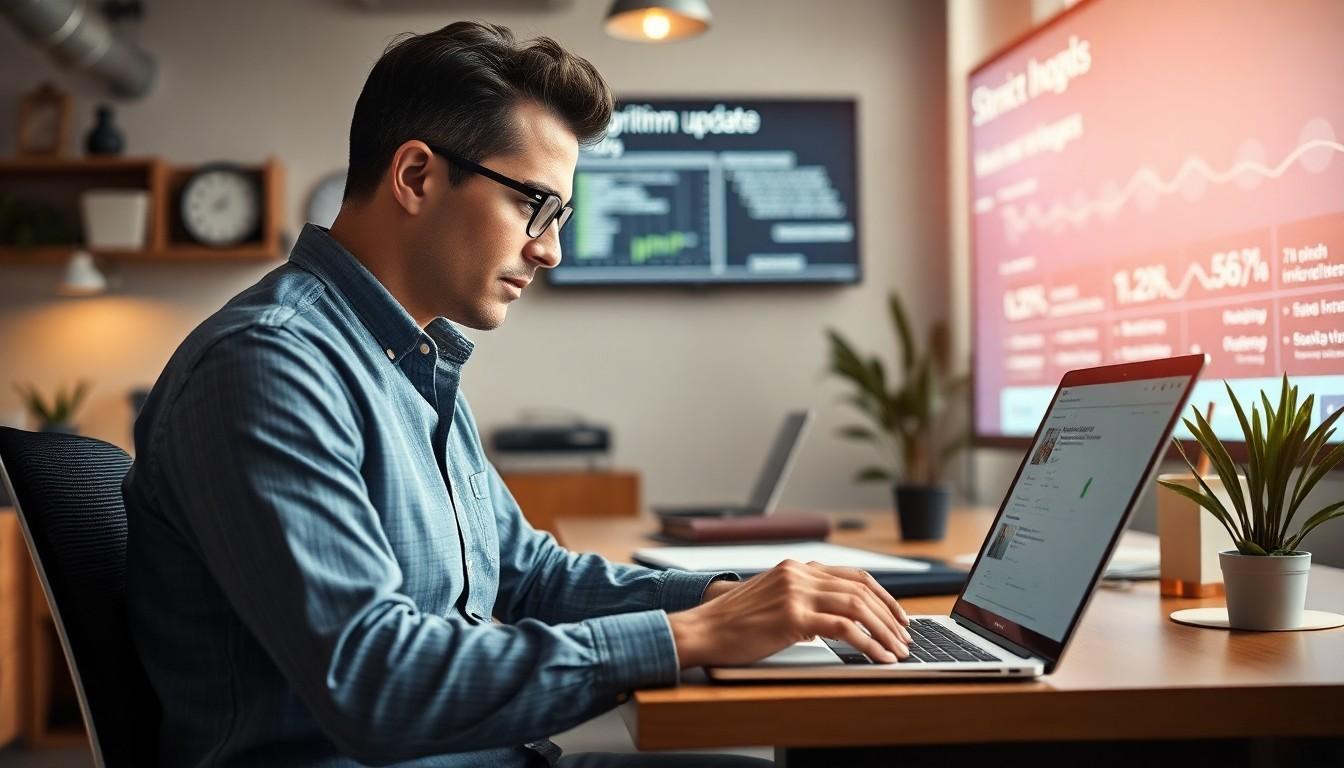 seo specialist working - how to improve seo with algorithm knowledge