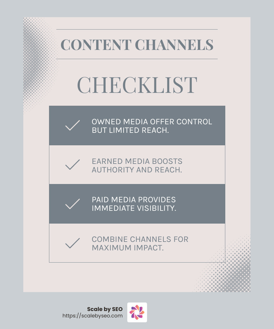 Content distribution channels diagram - content distribution strategy infographic checklist-light-blue-grey