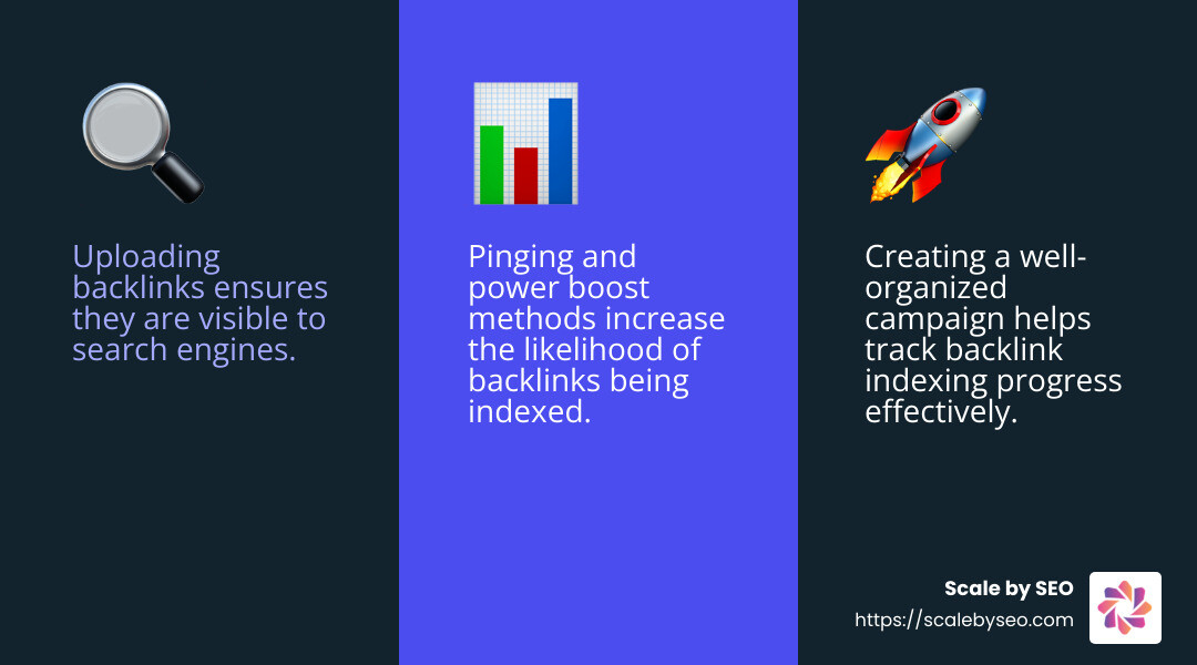 Backlink Indexing Methods - backlink power indexer infographic 3_facts_emoji_blue