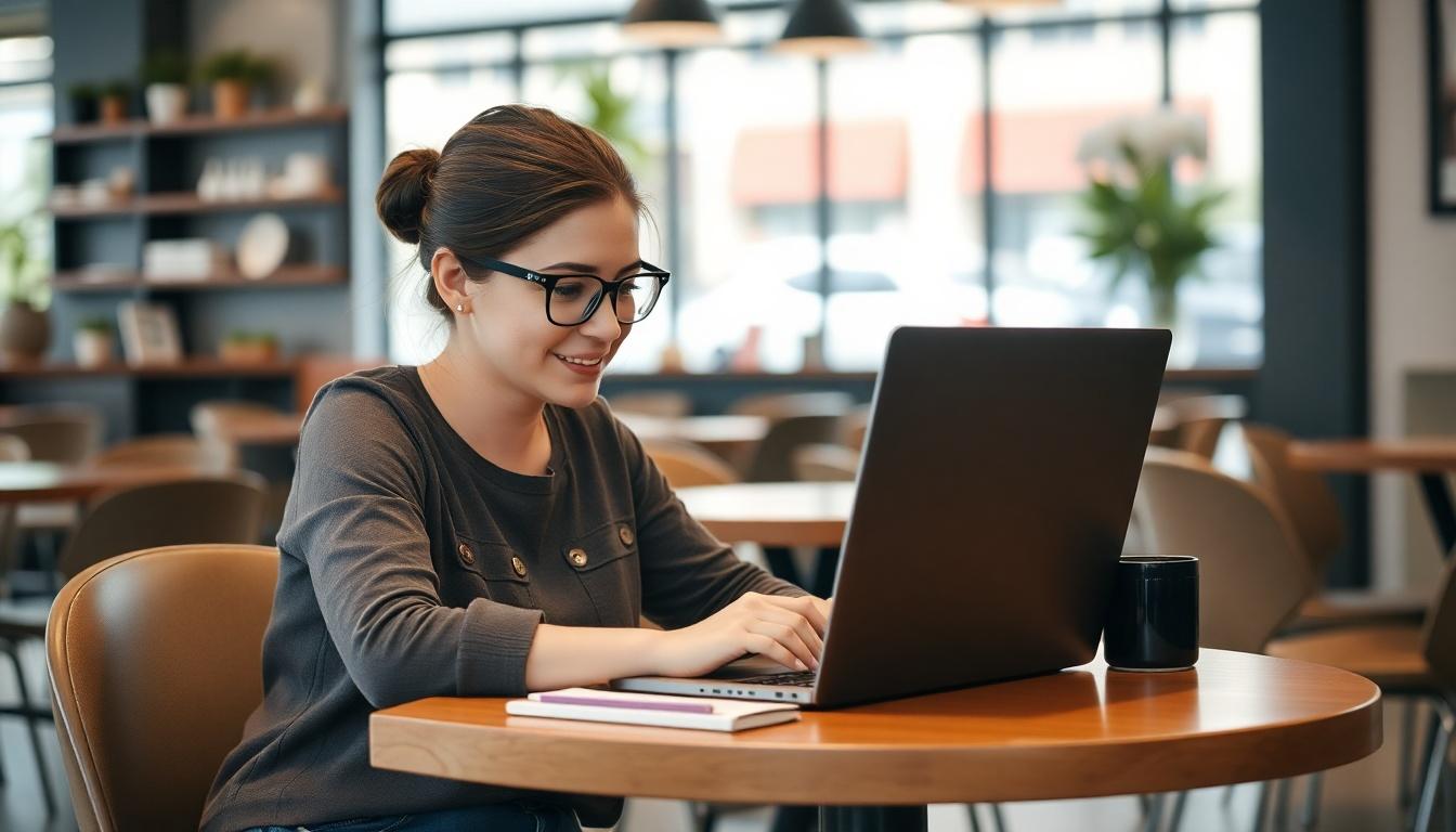 woman working on laptop - google ranking factors