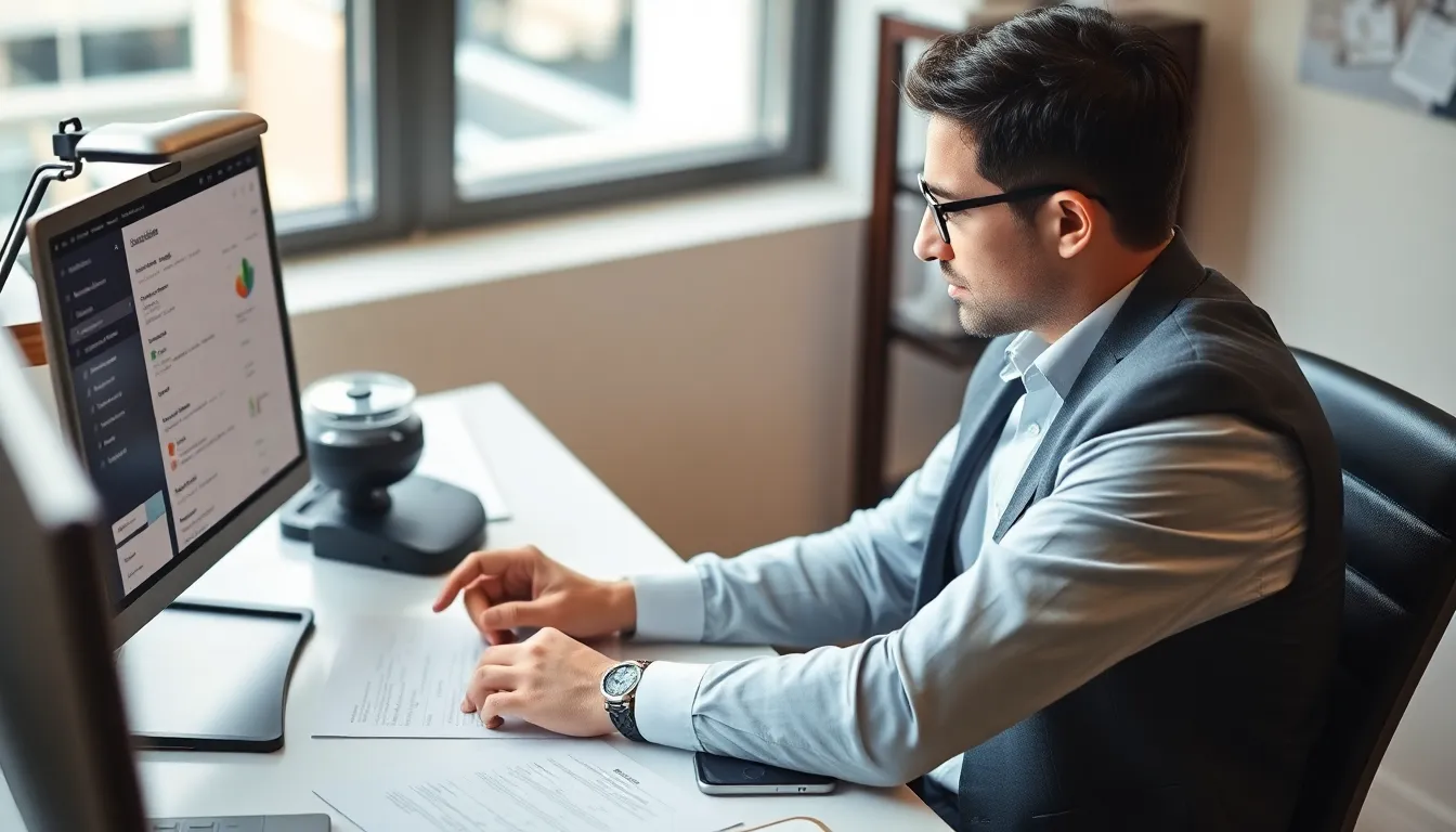 man looking at monitor - How to Build Citations for Local SEO