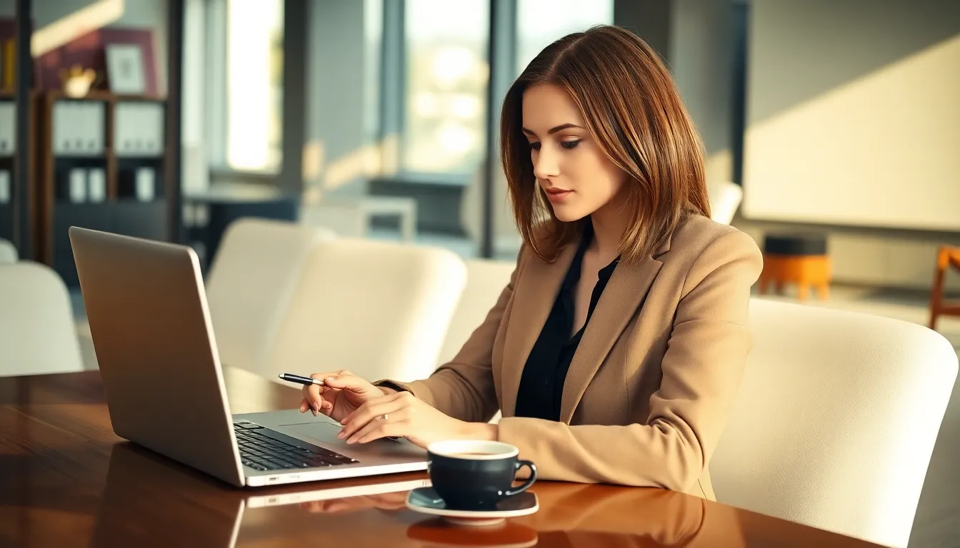 woman working on laptop - How to Build Citations for Local SEO