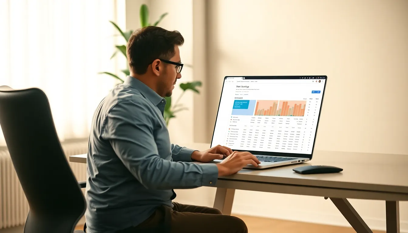 person working with analytics on screen - How to Index My Site on Google