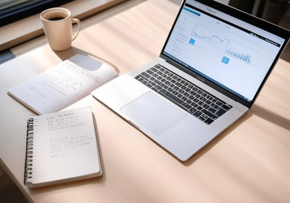 content creator's desk - increase organic search traffic