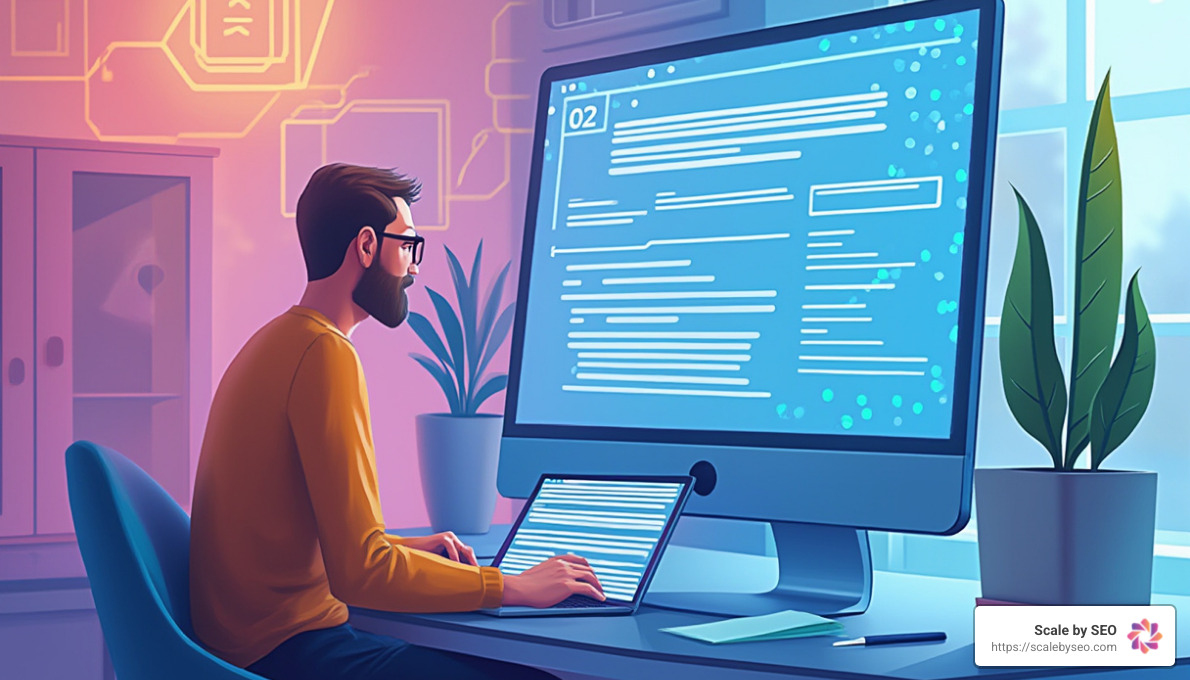 AI illustration of a testimonial being highlighted on a company's website with a backlink - Effective backlink strategies