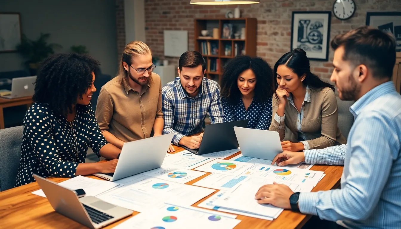 person looking at graphs and screens - seo audit services for business websites