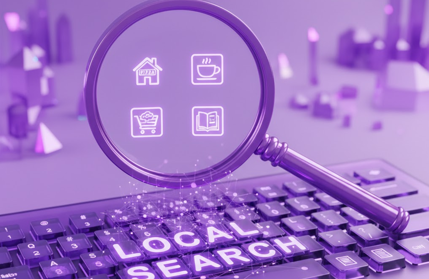 icons representing local search