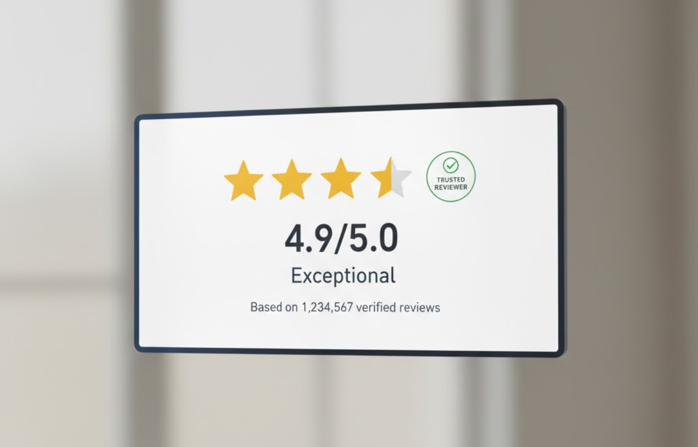 star-based review interface