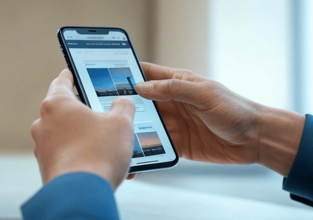 person holding smartphone - SEO tips for ranking above big brands