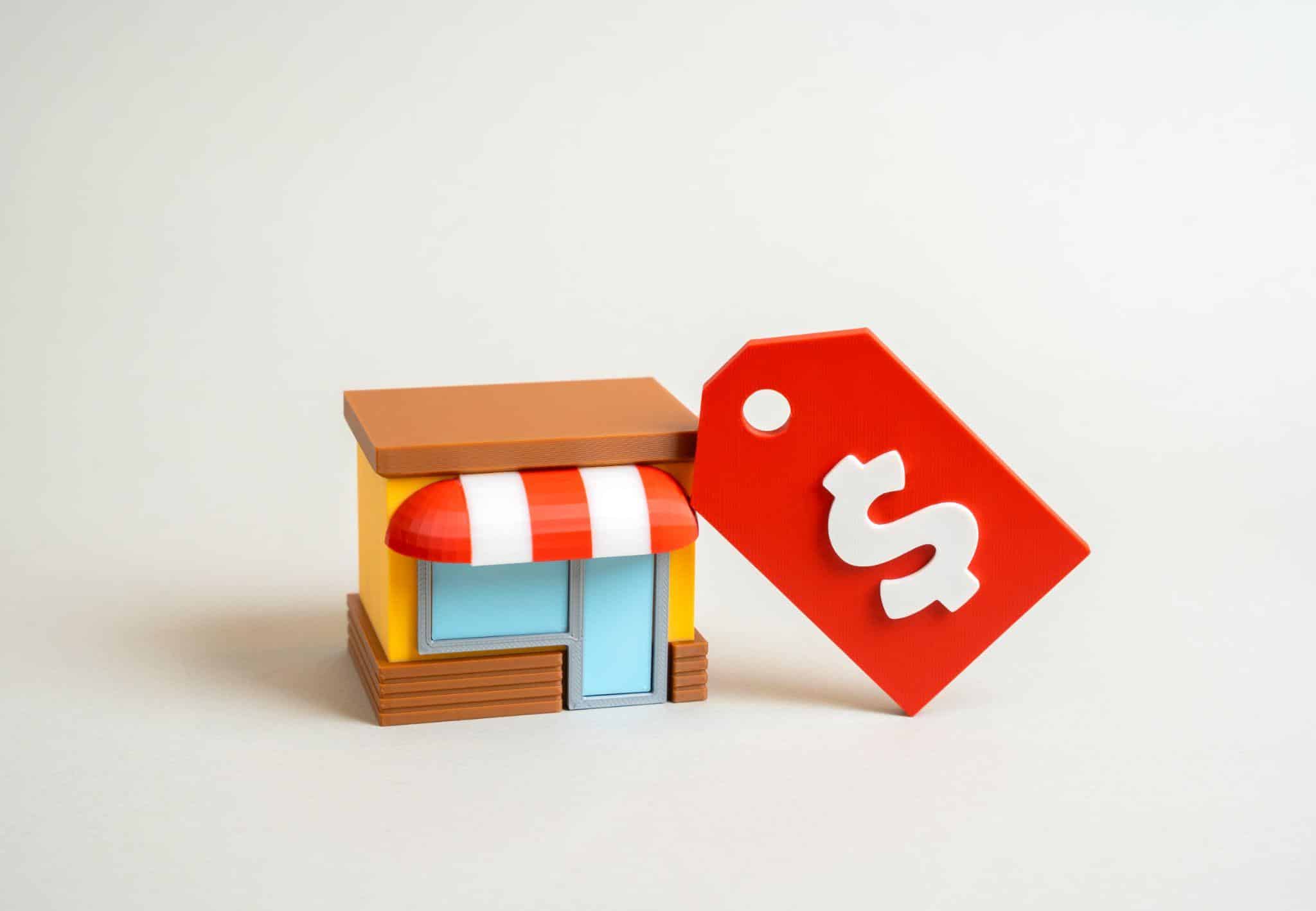 model store with dollar sign